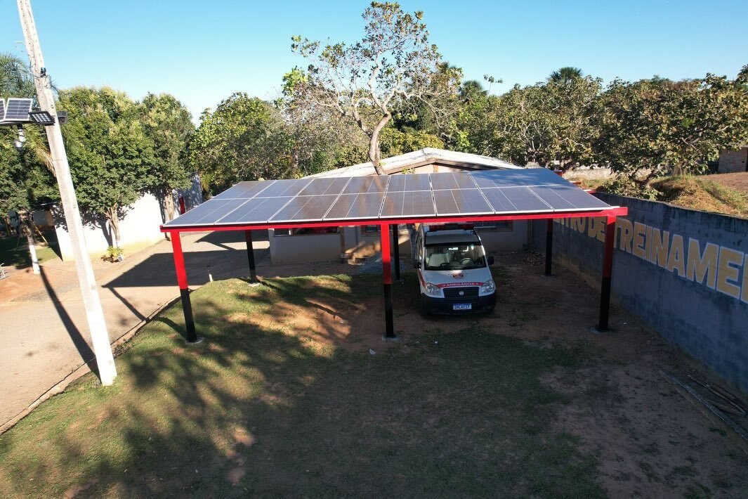 Cobertura solar real instalada pela Luminati Energia Solar em Goiás